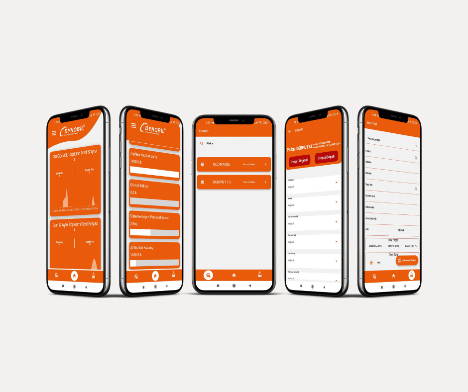 Dynobil V3 Mobil Uygulama